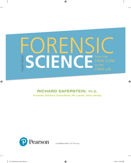 CRIME SCENE to the CRIME LAB Fourth Edition SCIENCE