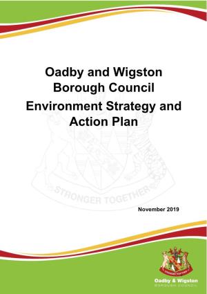 Oadby and Wigston Borough Council Environment Strategy and Action Plan