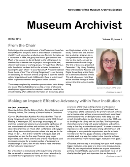 Museum Archivist