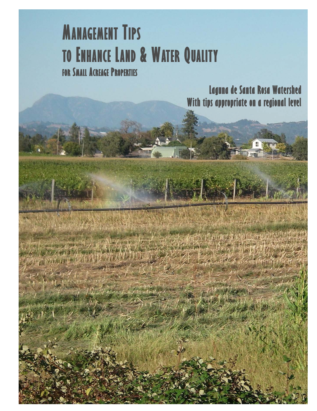 Cover.Backpage. Small Acreage Publication.Final