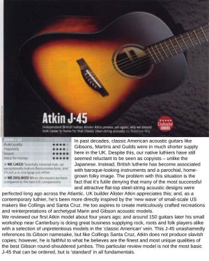 In Past Decades, Classic American Acoustic Guitars Like Gibsons, Martins and Guilds Were in Much Shorter Supply Here in the UK