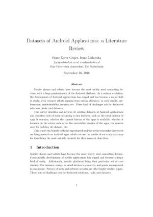 Collections of Android Applications