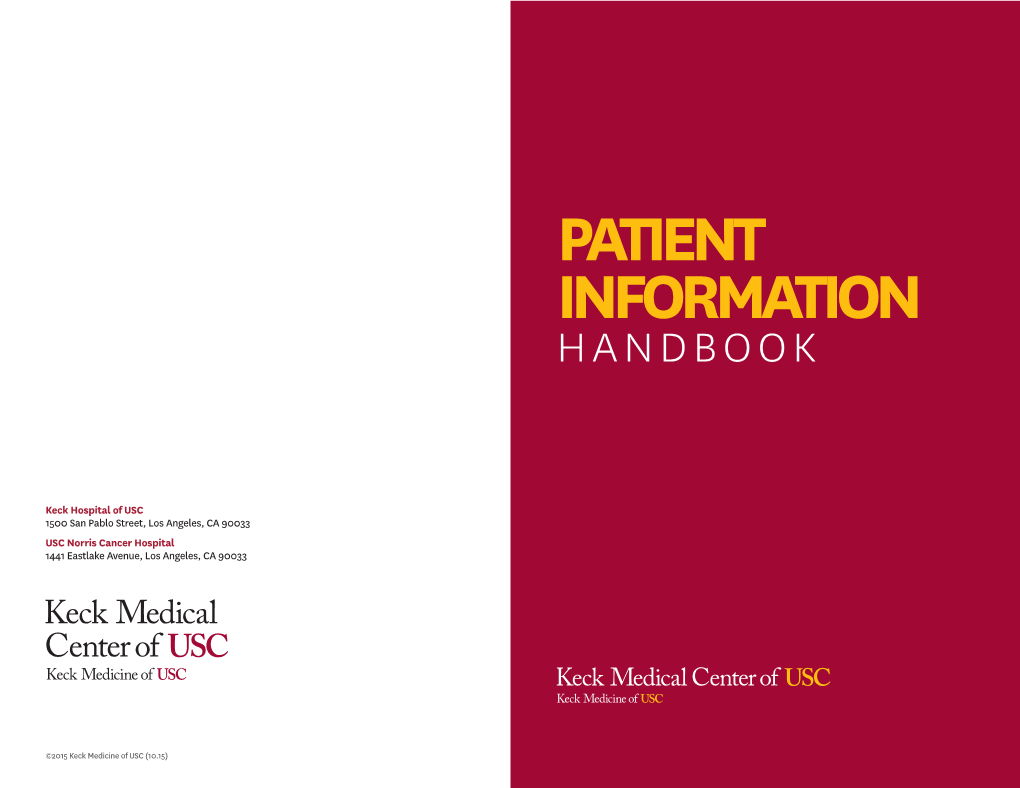 Patient Information Handbook