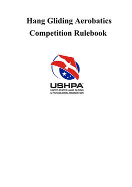 Hang Gliding Aerobatics Competition Rulebook