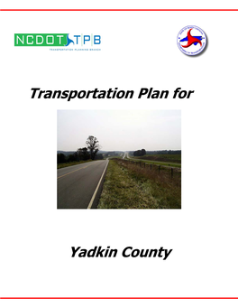 Transportation Plan for Yadkin County