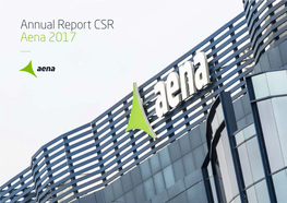 Annual Report CSR Aena 2017 2