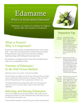 Edamame Facts