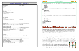 Military Trivia Toll Free Numbers for Contacting VA 1