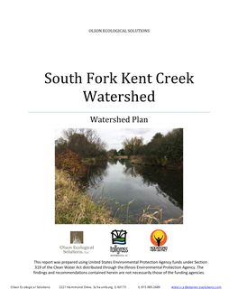 South Fork Kent Creek Watershed