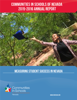 Communities in Schools of Nevada 2015-2016 Annual Report