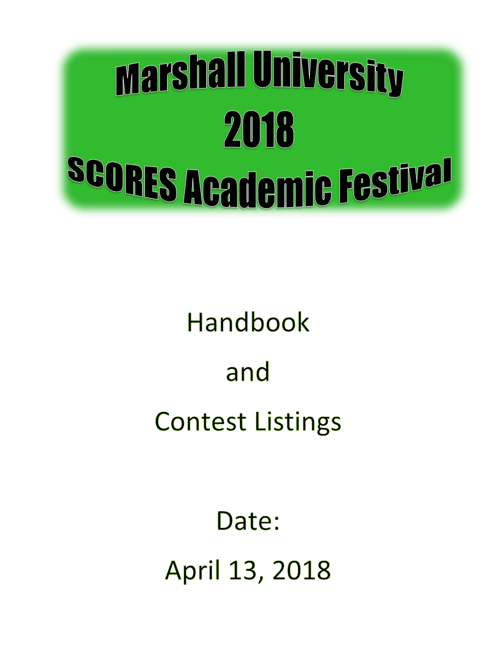 SCORES 2018 Handbook