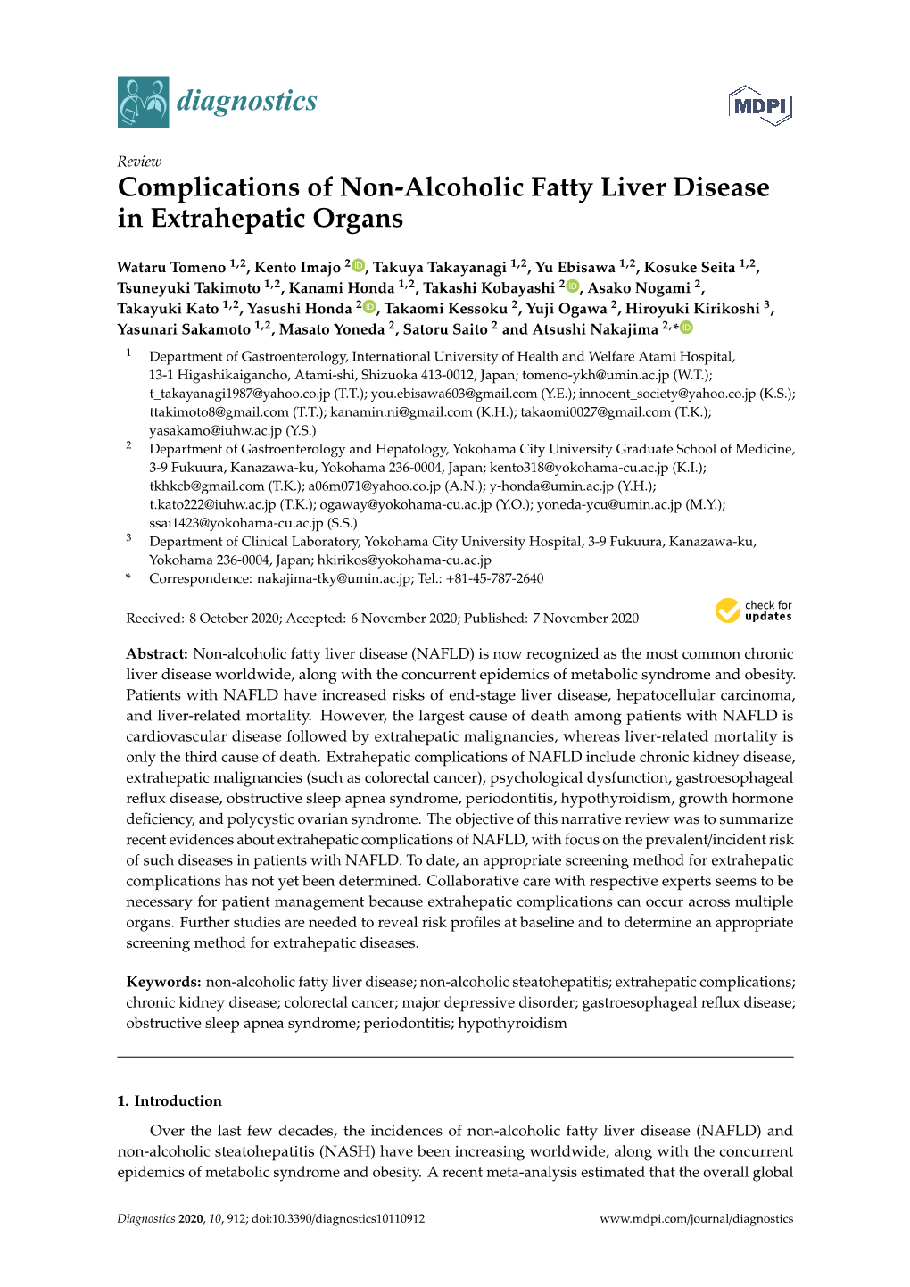 complications-of-non-alcoholic-fatty-liver-disease-in-extrahepatic