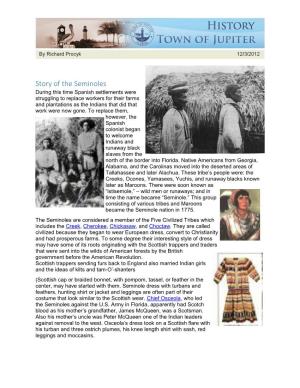 Story of the Seminoles