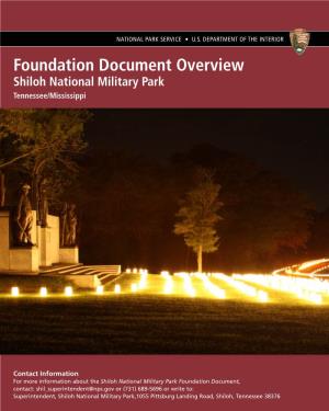 Shiloh National Military Park Foundation Document Overview