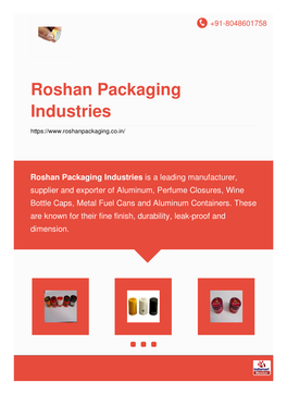 Roshan Packaging Industries