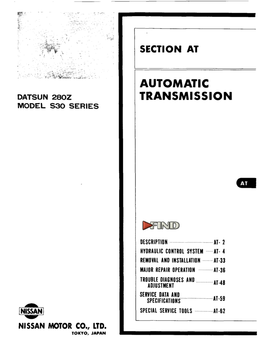 Automatic Transmission DESCRIPTION