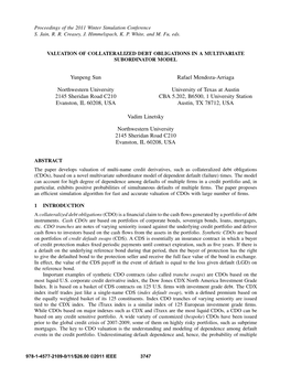 Valuation of Collateralized Debt Obligations in a Multivariate Subordinator Model