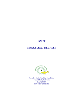 Amtf Songs and Decrees
