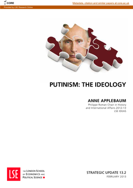 Putinism: the Ideology