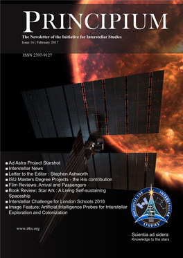 Ad Astra Project Starshot Interstellar News Letter to the Editor