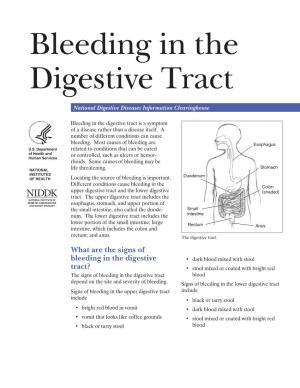 Bleeding in the Digestive Tract
