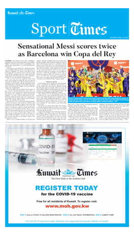 Sensational Messi Scores Twice As Barcelona Win Copa Del Rey