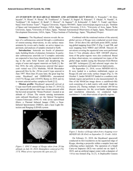 An Overview of Hayabusa2 Mission and Asteroid 162173 Ryugu