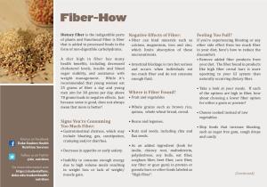 Too Much Fiber a Diet High in Fiber Has Many Which Limits Absorption of These in Your Diet, Here’S How to Reduce The