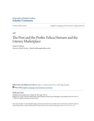 The Poet and the Profits: Felicia Hemans and the Literary Marketplace
