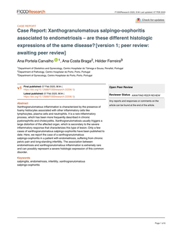 Expressions of the Same Disease?[Version 1; Peer Review