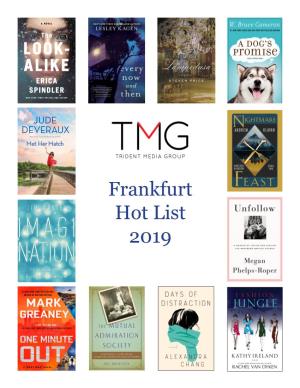 Frankfurt Hot List 2019