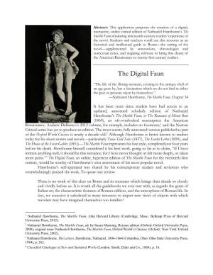 The Digital Faun