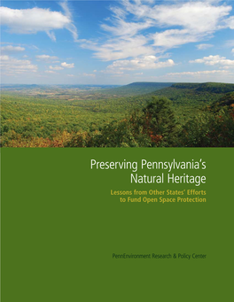 Preserving Pennsylvania's Natural Heritage