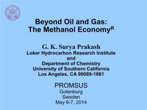 After Oil and Gas: the Methanol Economy
