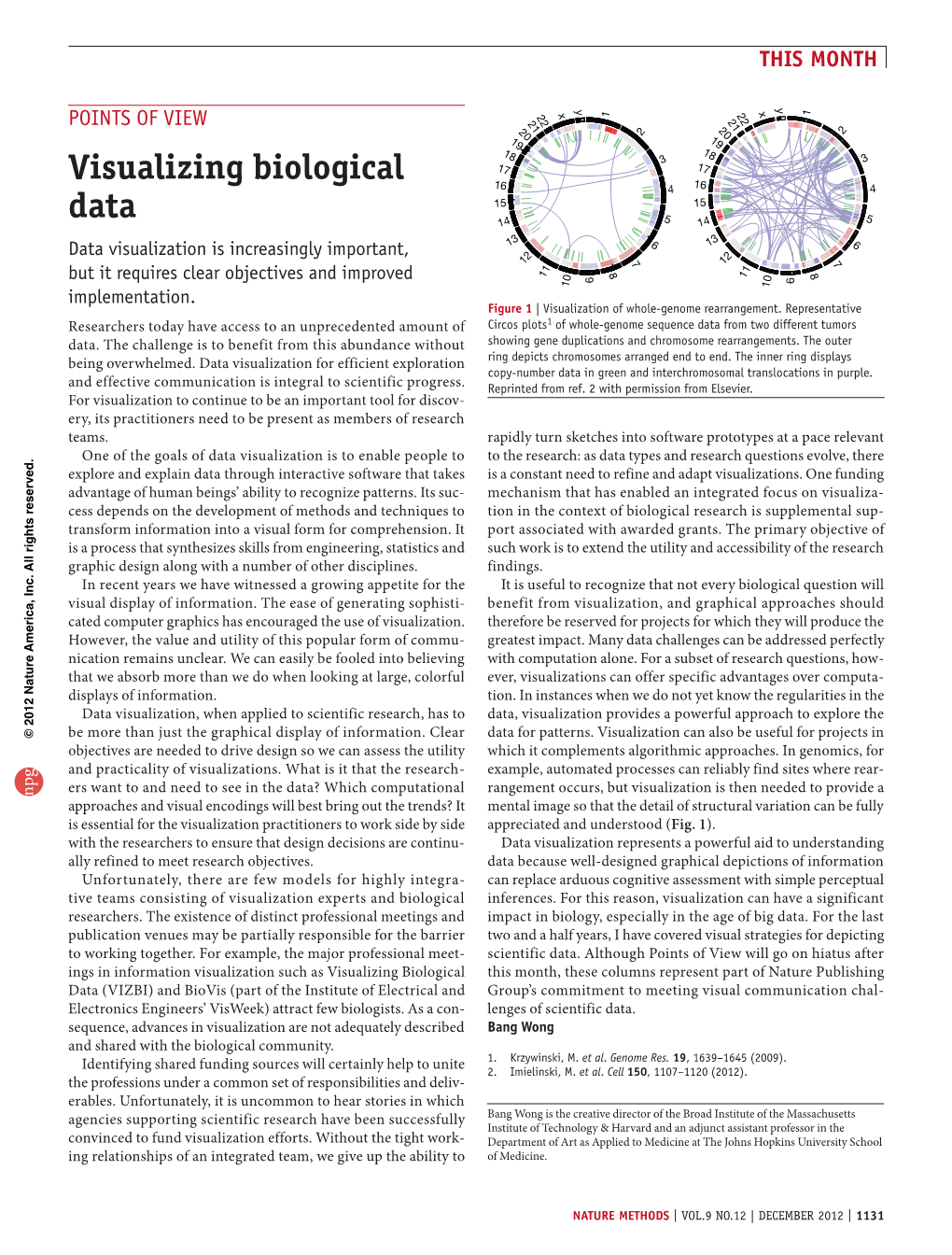 Visualizing Biological Data