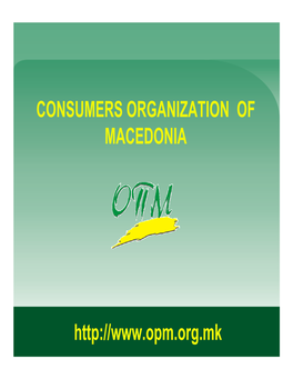 Consumers Organization of Macedonia