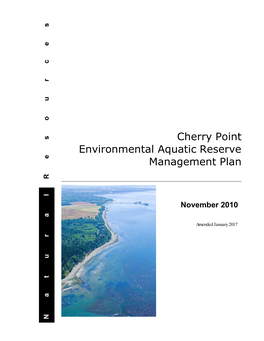 DNR Cherry Point Plan