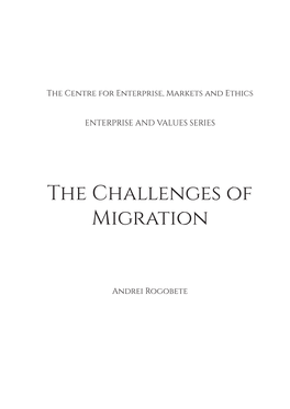 The Challenges of Migration
