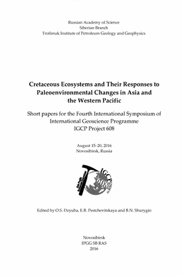 Cretaceous Ecosystems and Their Responses to Paleoenvironmental Changes in Asia and the Western Pacific