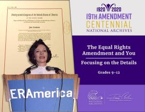 The Equal Rights Amendment And