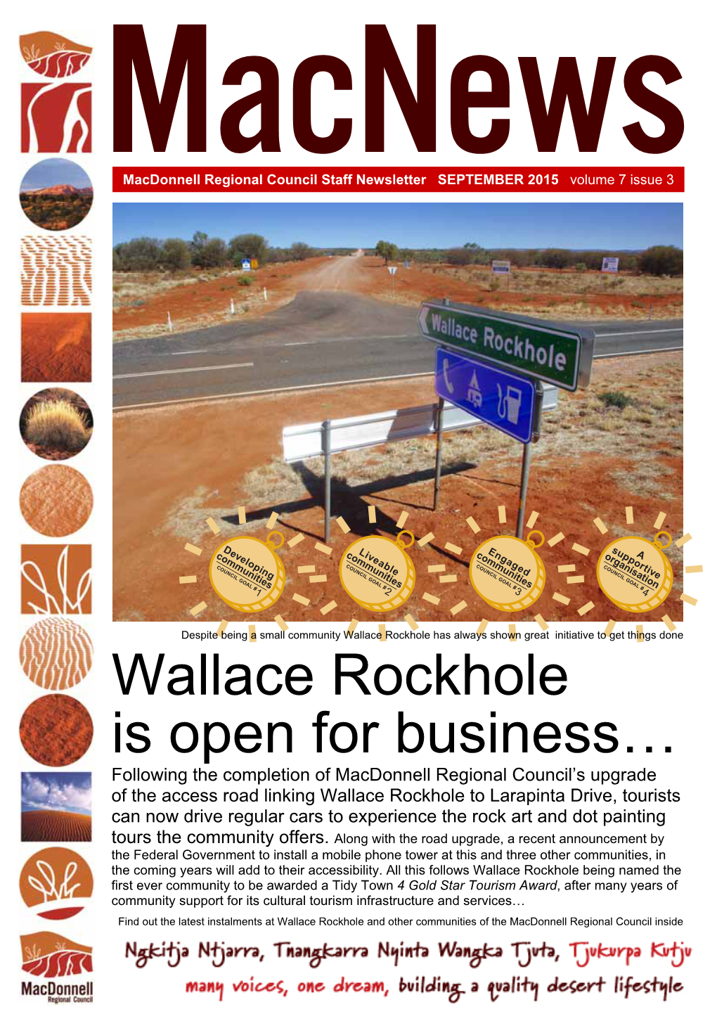 Wallace Rockhole Is Open for Business…