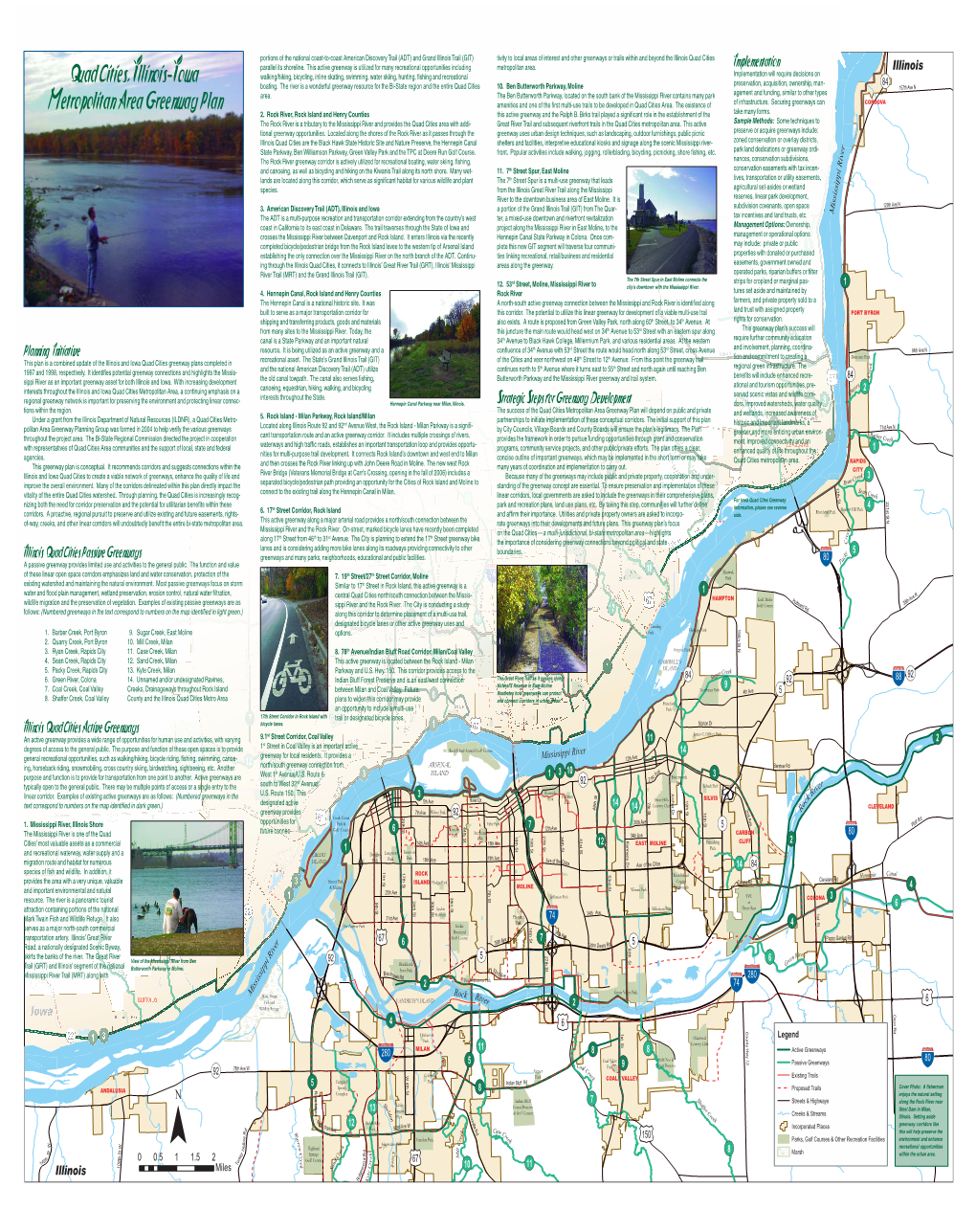 Quad Cities, Illinois-Iowa Metropolitan Area Greenway Plan, December 2005