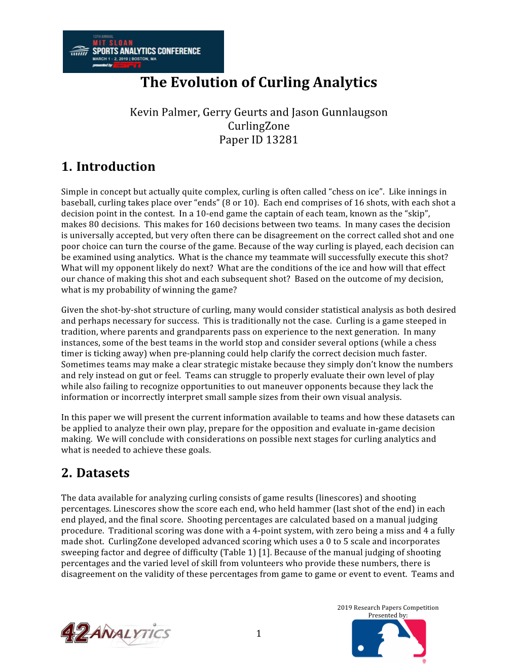 The Evolution of Curling Analytics