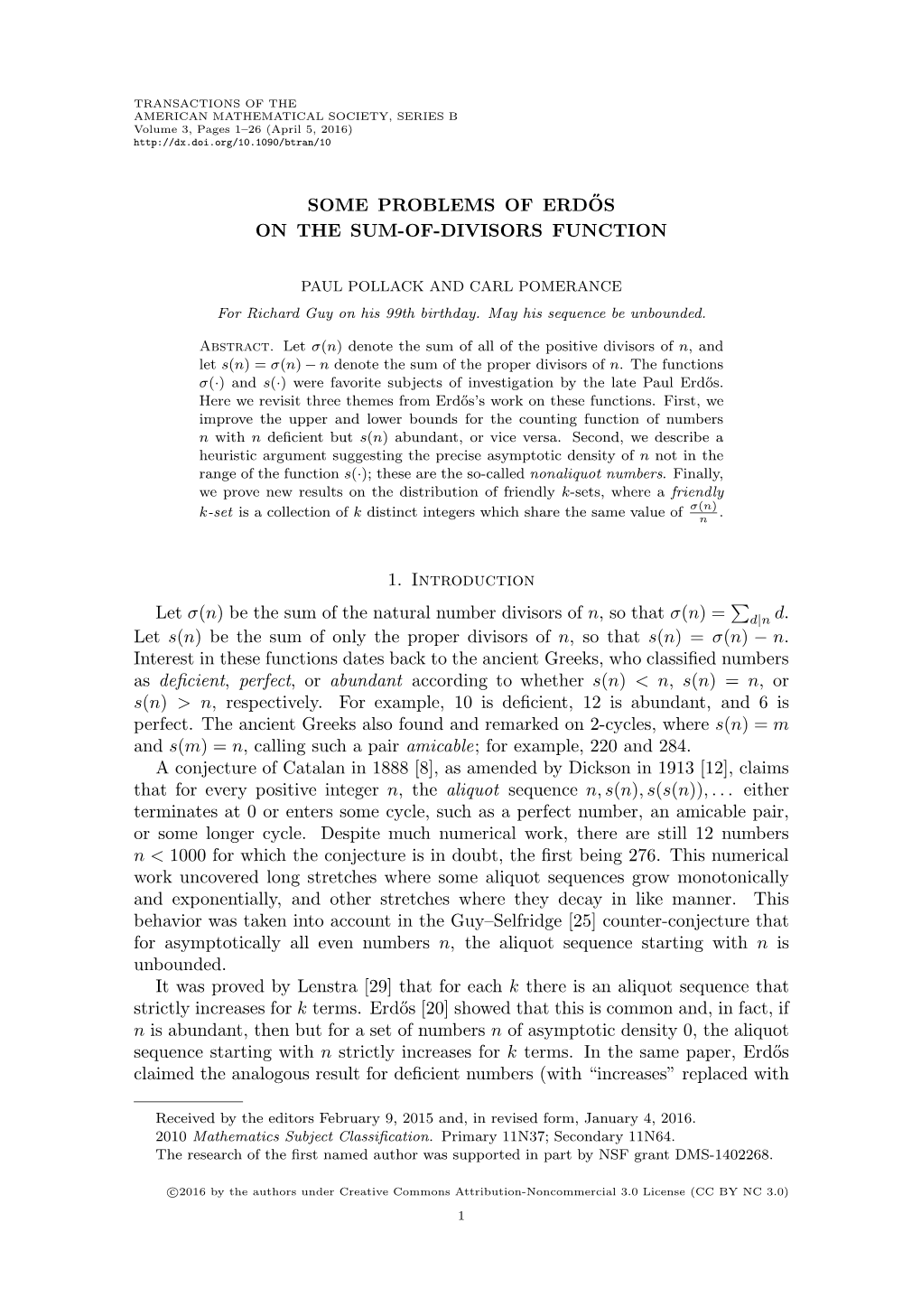 Some Problems of Erdős on the Sum-Of-Divisors Function