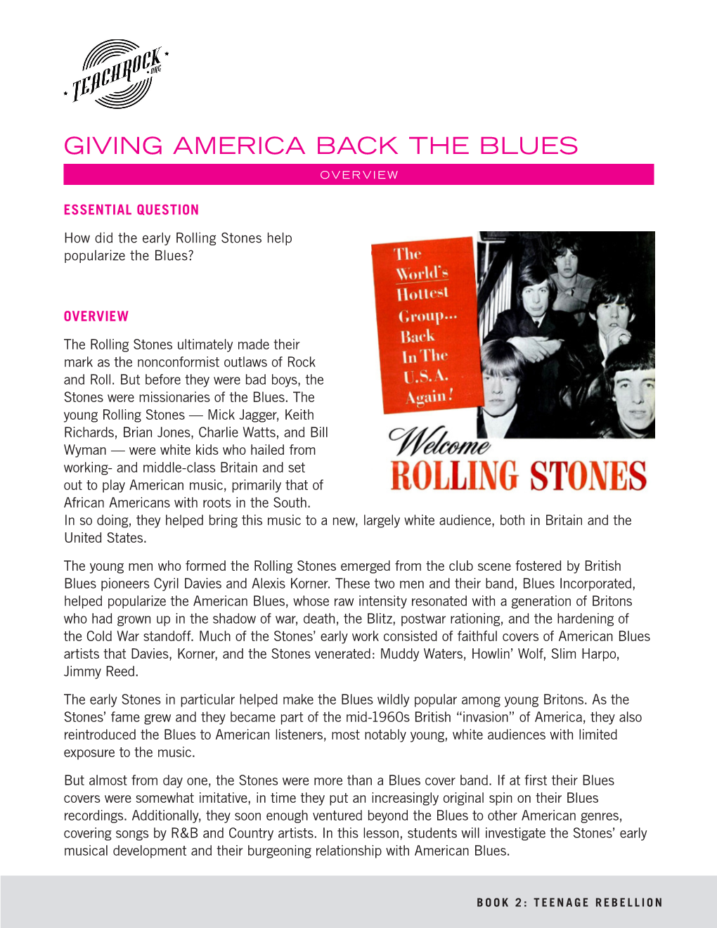 Giving America Back the Blues