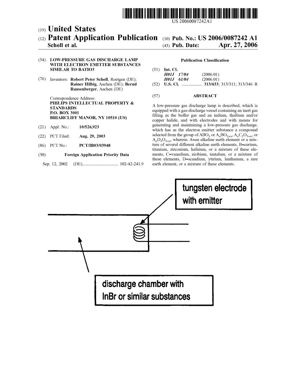 Tungsten Electrode with Emitter