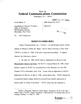 Federal Communications Commission Washington, D,C
