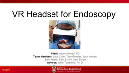 VR Headset for Endoscopy