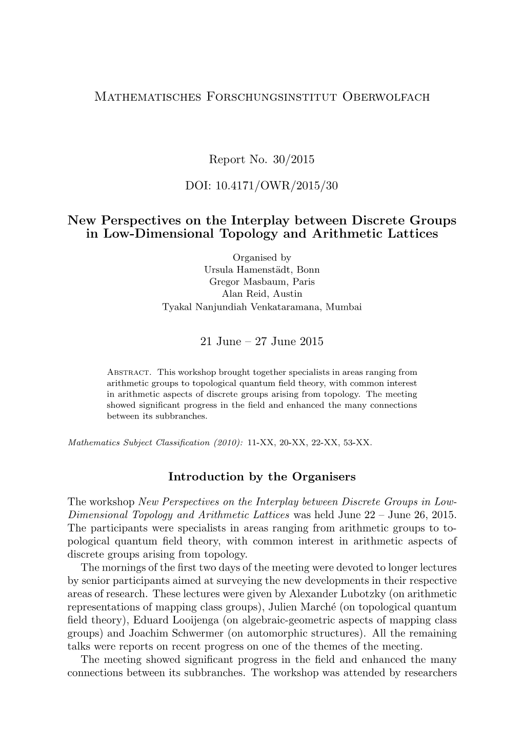 New Perspectives on the Interplay Between Discrete Groups in Low-Dimensional Topology and Arithmetic Lattices