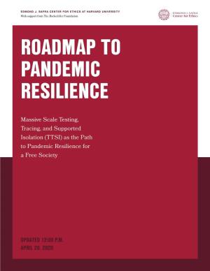 Roadmap to Pandemic Resilience